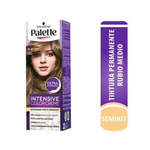 Tinte Palette Intensive Cc Rubio Medio Semikit 7-0 Henkel