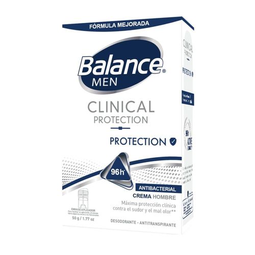 Desodorante Balance Crema Clinical Protección Men X 50 Gr Henkel