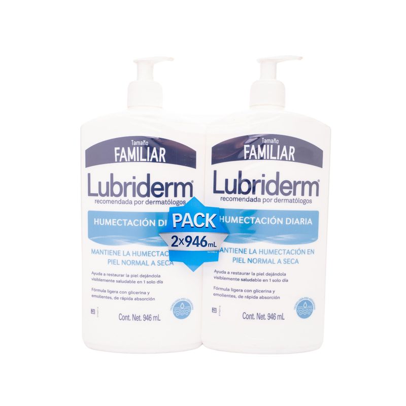 Loción Lubriderm Humectación 2 Und X 946 ml