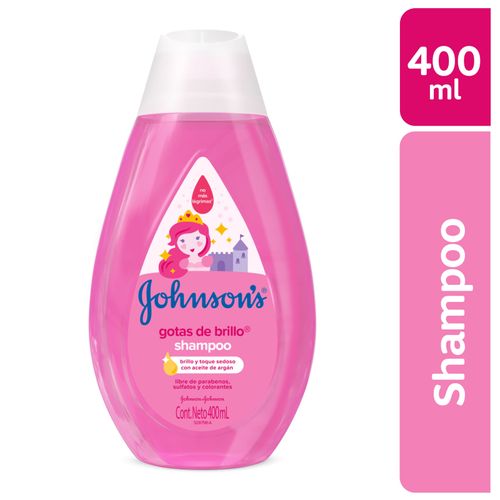 Shampoo Johnson Baby Gotas De Brillo Frasco X 400 Ml