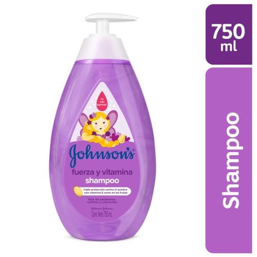 Shampoo Johnson´S Baby Fuerza Vitamina Frasco X 750 Ml