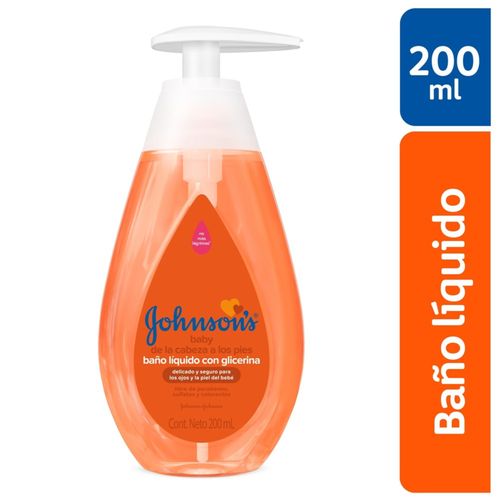 Baño Líquido Johnson Pies A Cabeza Frasco X 200 Ml