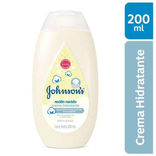 Crema Facial Hidratante Johnsons Recien NÁcido Frasco X 200 Ml