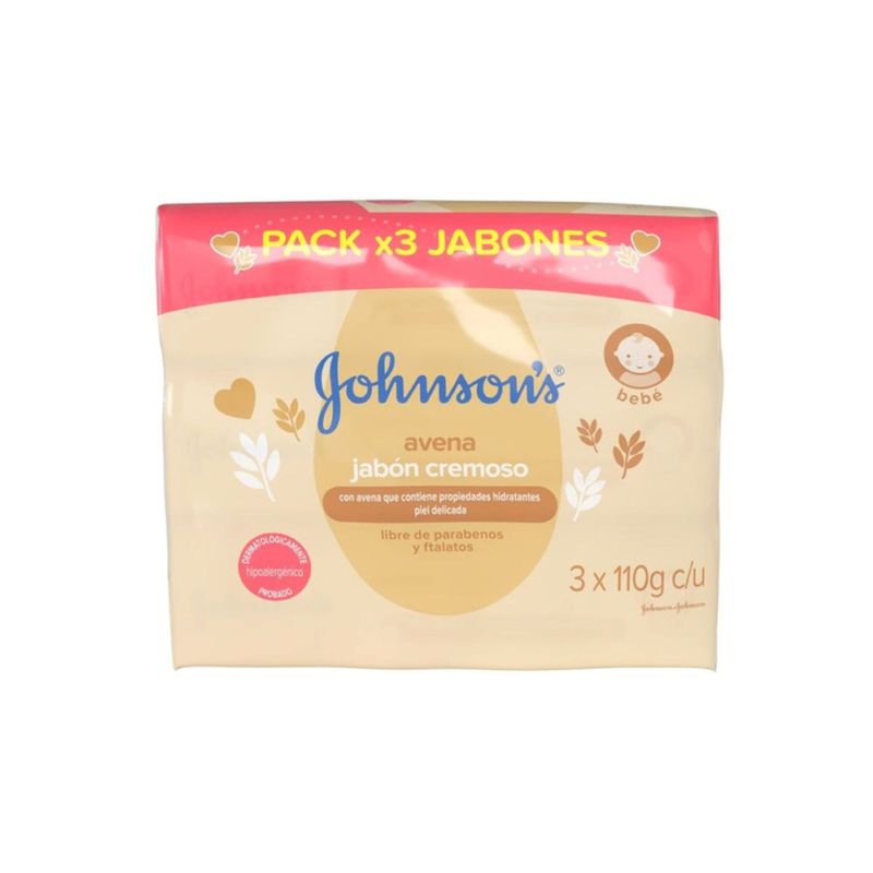 jabon-johnson-baby-avena-tripack-3-barras-x-110-gr