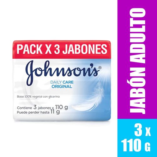 Jabón Johnson Original Trip 3 Barras X 110 Gr