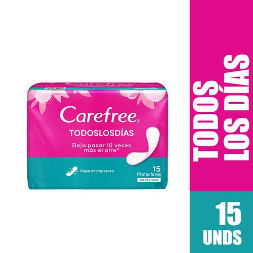 Protectores Carefree Brisa Bolsa X 15 Unidades Johnson