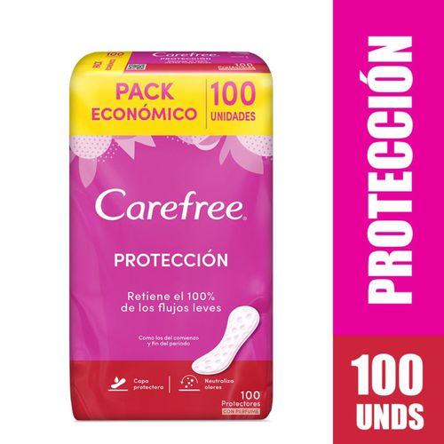 Protectores Carefree Protector Carefree Con Perfume Caja X 100 Unidades Johnson