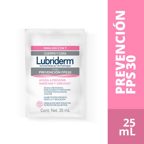 Loción Lubriderm Prevencion Ristra 6 Sobres 25 Ml Crema Tópica Johnson