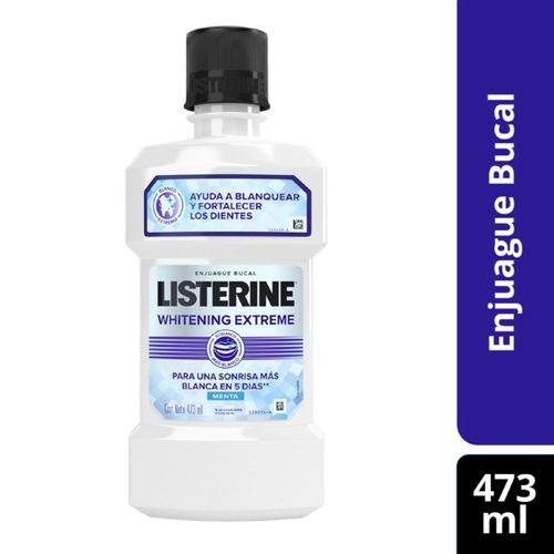 Enjuague Bucal Listerine Whitening Extreme Frasco X 473 Ml Johnson