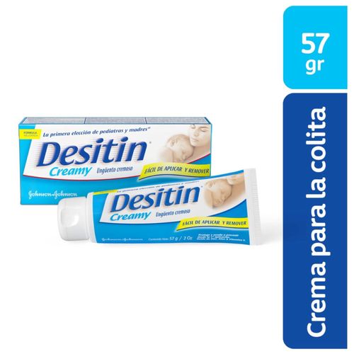 Desitin Creamy Oxido Zinc Tubo X 57 Gr Crema Tópica Johnson