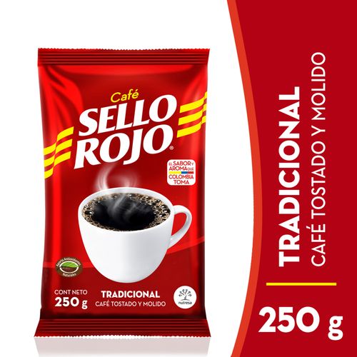 Café Sello Rojo Bolsa X 250 Gr Nutresa