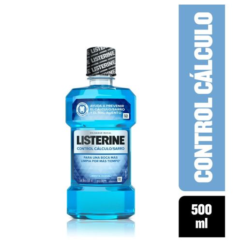 Enjuague Bucal Listerine Control Calculo Frasco X 500 Ml Johnson
