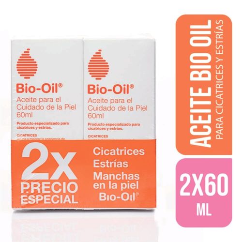 Aceite Bio Oil Frasco X 60 Ml 2 Unidades Precio Especial Prebel