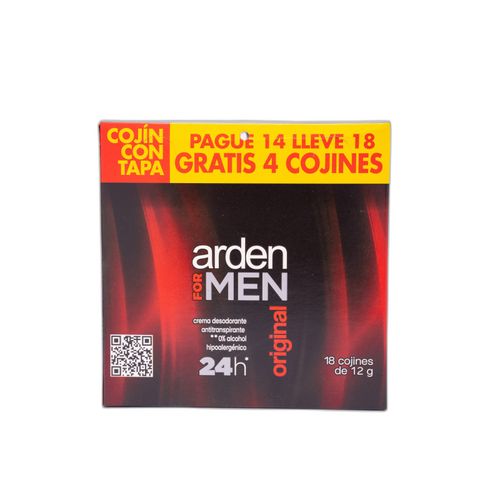 Desodorante Arden For Men Original Display X 18 Sobres 12 Gr Prebel