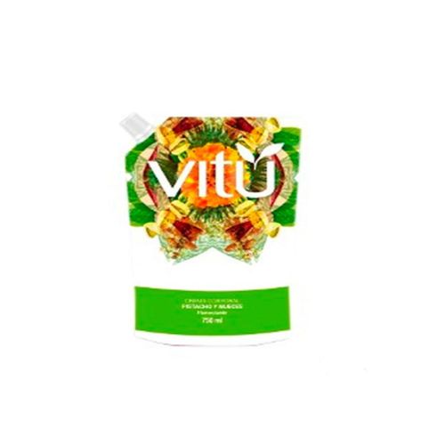 Crema Corporal Vitú Pistacho Nueces Frasco X 750 Ml Prebel