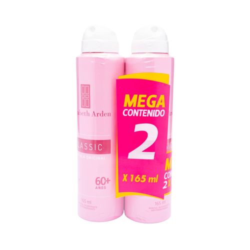 Desodorante Elizabeth Arden Clásico 2X165Ml Precio Especial Prebel