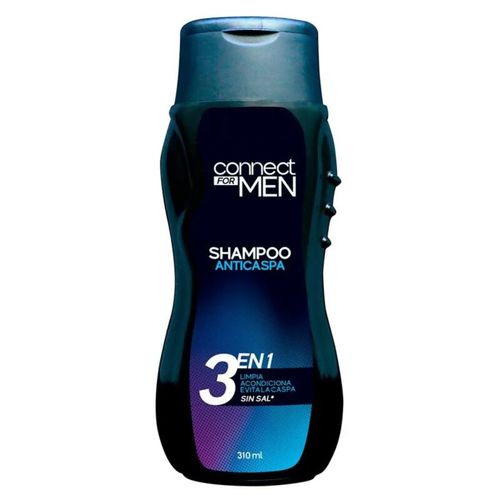 Shampoo Connect For Men Anticaspa 2 Frasco X 310 Ml Prebel