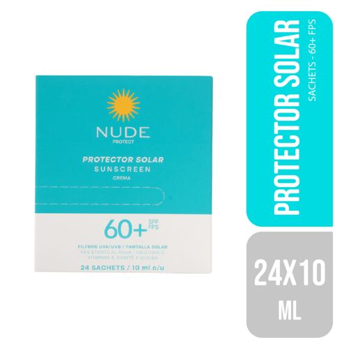 Nude Display Protector Solar Spf60 24 Sachets Prebel