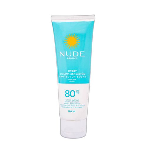 Protector Nude Spf 80 Liviana Sens 120 Ml Prebel