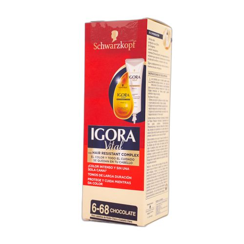 Tinte Igora Vital Color Chocolate Tubo X 50 Ml 6-68 Henkel