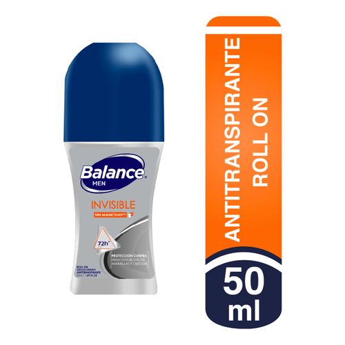 Desodorante Balance Roll On Invisible Hombre Frasco X 50 Ml Henkel