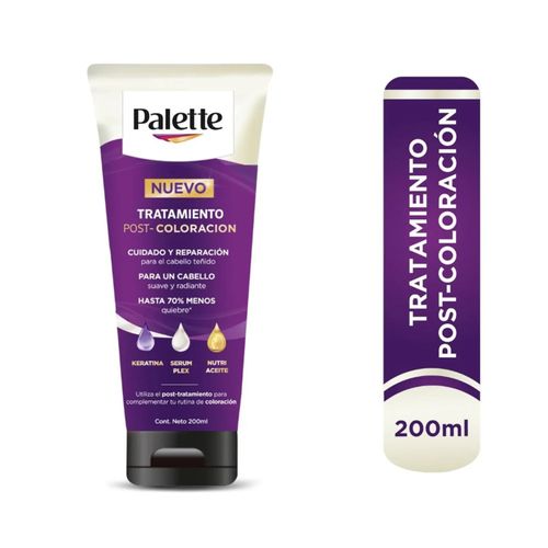 Tratamiento Capilar Palette Post-Coloracion Tubo X 200 Ml Henkel Tintes