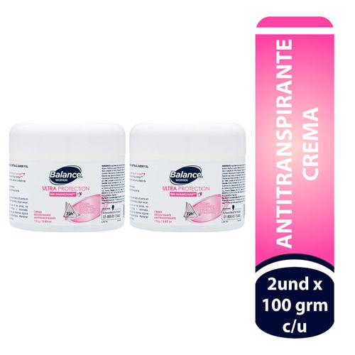 Desodorante Balance Crema Ultra Protección W 2 Frasco X Xs 100 Gr Precio Especial Henkel
