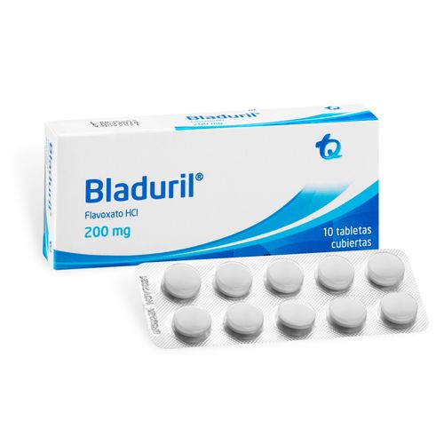 Bladuril Flavoxato Clorhidrato 200 Mg Caja X 10 Tabletas Tecnoquímicas