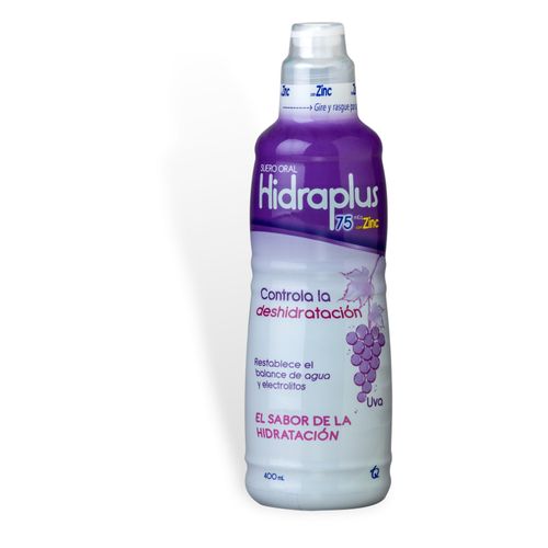 Hidraplus 75 Meq Con Zinc Uva Frasco X 400 Ml Tecnoquímicas