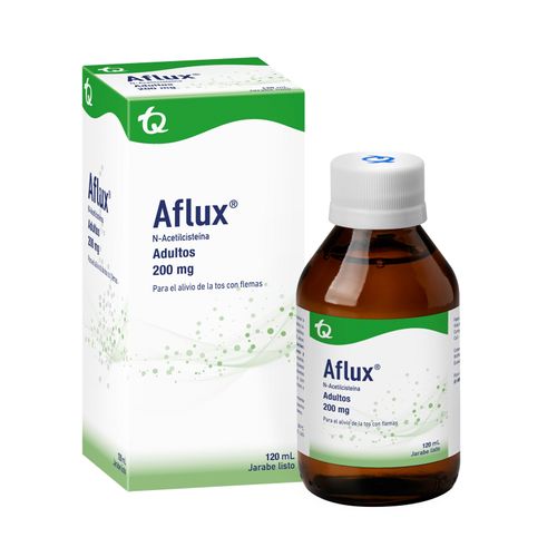 Aflux Jarabe Adulto Acetilcisteina 4 Gr Frasco X 120 Ml Tecnoquímicas