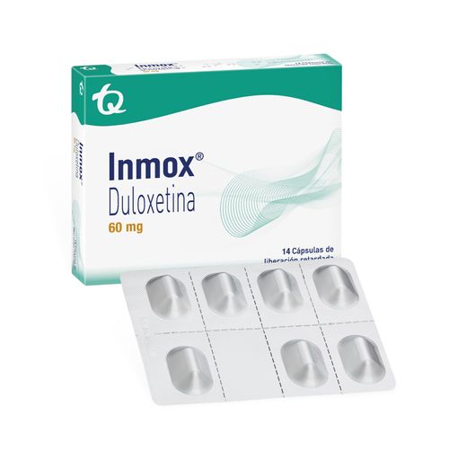 Inmox Duloxetina Clorhidrato 60 Mg Caja X 14 Cápsulas Blanda Tecnoquímicas