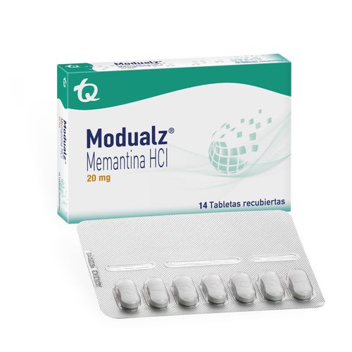 Modualz Memantina 20 Mg Caja X 14 Tabletas Tq