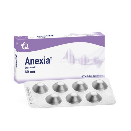 Anexia Etoricoxib 60 Mg Caja X 14 Tabletas Tq