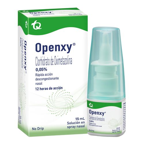 Openxy Spray Nasal Nodripo 0.05 Frasco X 15 Ml Gotas Tecnoquímicas
