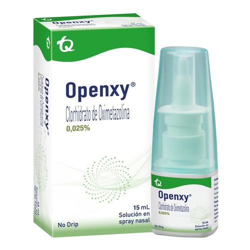 Openxy Spray Nasal Nodrip0 0.025 Frasco X 15 Ml Gotas Tecnoquímicas
