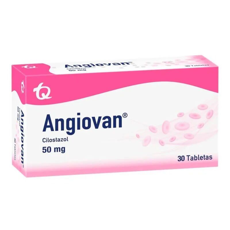 Angiovan Cilostazol 50 Mg Caja X 30 Tabletas Mk