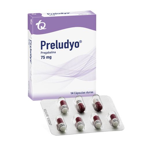 Preludyo Pregabalina 75 Mg Caja X 14 Cápsulas Tecnoquímicas