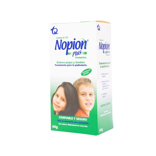 Nopion Plus Mk Permetrina 1% Frasco X 60 Ml Loción Tecnoquímicas