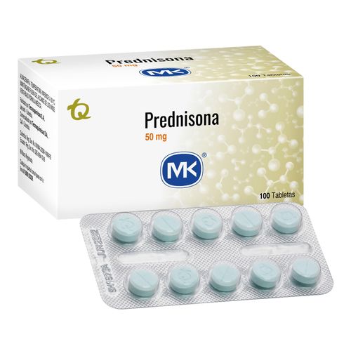 Prednisona Mk 50 Mg Caja X 100 Tabletas Tecnoquímicas