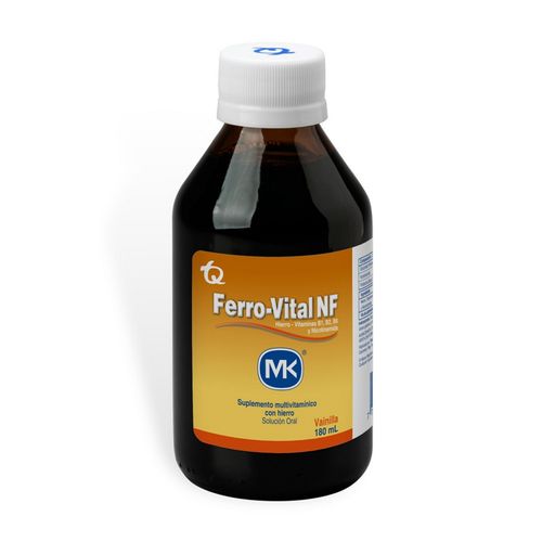 Ferrovital Vainilla Mk Frasco X 180 Ml Solución Oral Tecnoquímicas