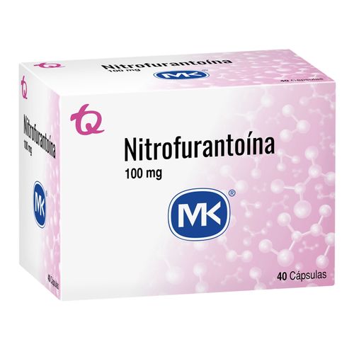 Nitrofurantoina Mk 100 Mg Caja X 40 Cápsulas Tecnoquímicas