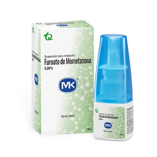 Furoato Mometasona Mk 0.05 % Caja X 18 Gr Spray Tecnoquímicas
