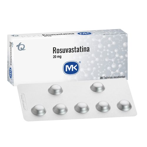 Rosuvastatina Mk 20 Mg Caja X 28 Tabletas Tecnoquímicas