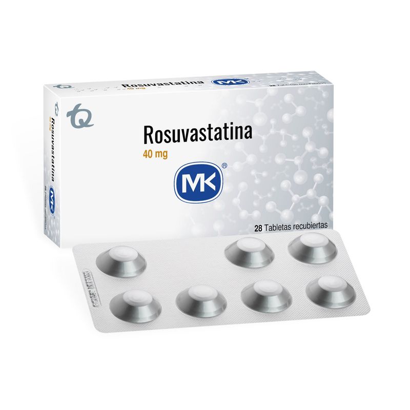 Rosuvastatina 40 Mg Caja X 28 Tabletas Mk