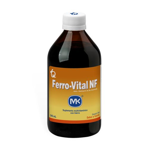 Ferrovital Vainilla Mk Frasco X 340 Ml Solución Oral Tecnoquímicas