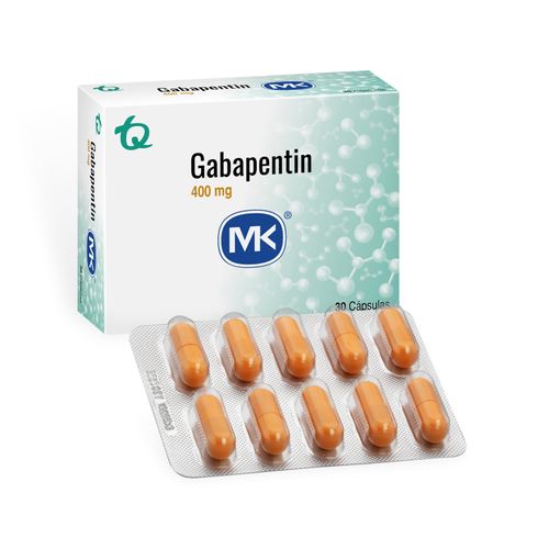 Gabapentin Mk 400 Mg Caja X 30 Tabletas Tecnoquímicas