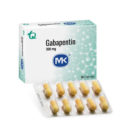 Gabapentin Mk 300 Mg Caja X 30 Tabletas Tecnoquímicas