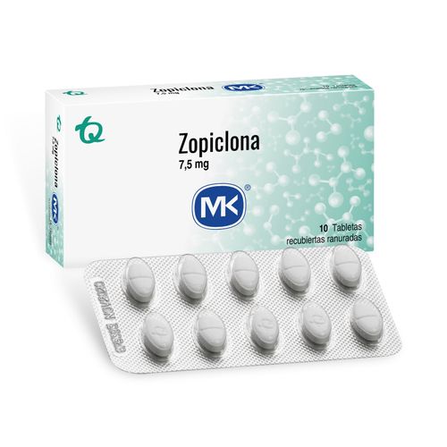 Zopiclona Mk 7.5 Mg Caja X 10 Tabletas Tecnoquímicas