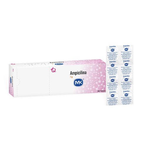 Ampicilina Mk 1 Gramo Caja X 100 Tabletas Tecnoquímicas