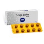 Ginkgo Biloba 40 Mg Caja X 20 Tabletas Mk